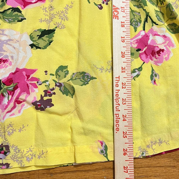 Matilda Jane Woman In Town Peasant Blouse Size Medium Floral Puff Sleeve Casual - Picture 5 of 5